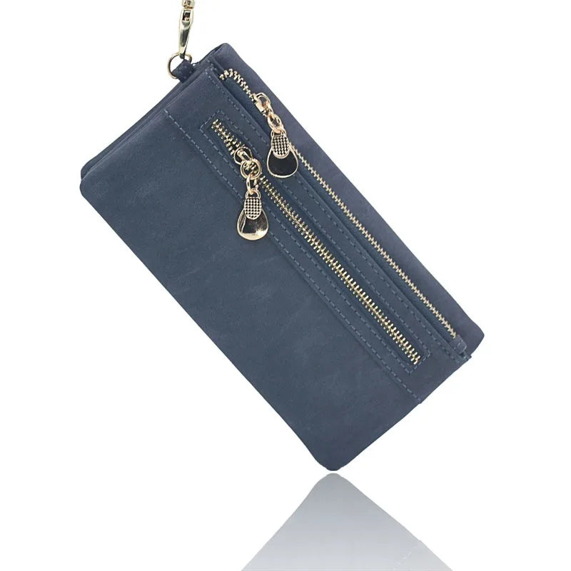 PUOU Fashion Zipper Purse Wallet