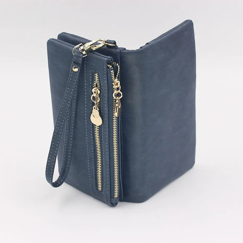 PUOU Fashion Zipper Purse Wallet