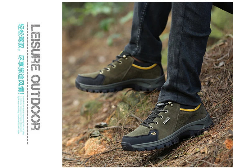 Men's High Quality Leather Outdoor Hiking/Walking Shoe