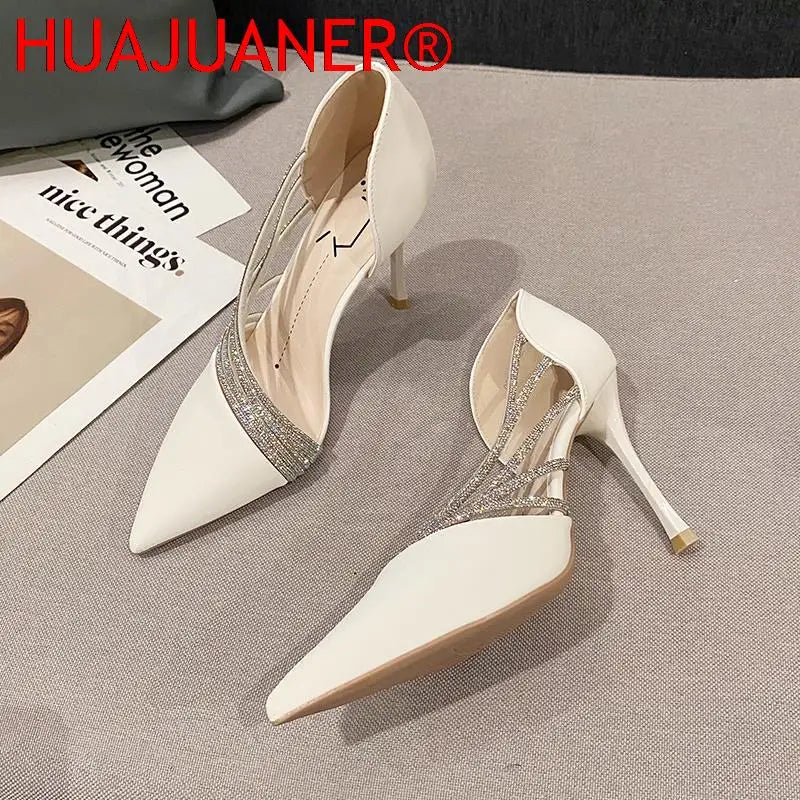 Luxury Women Rhinestone Stiletto High Heel Pumps