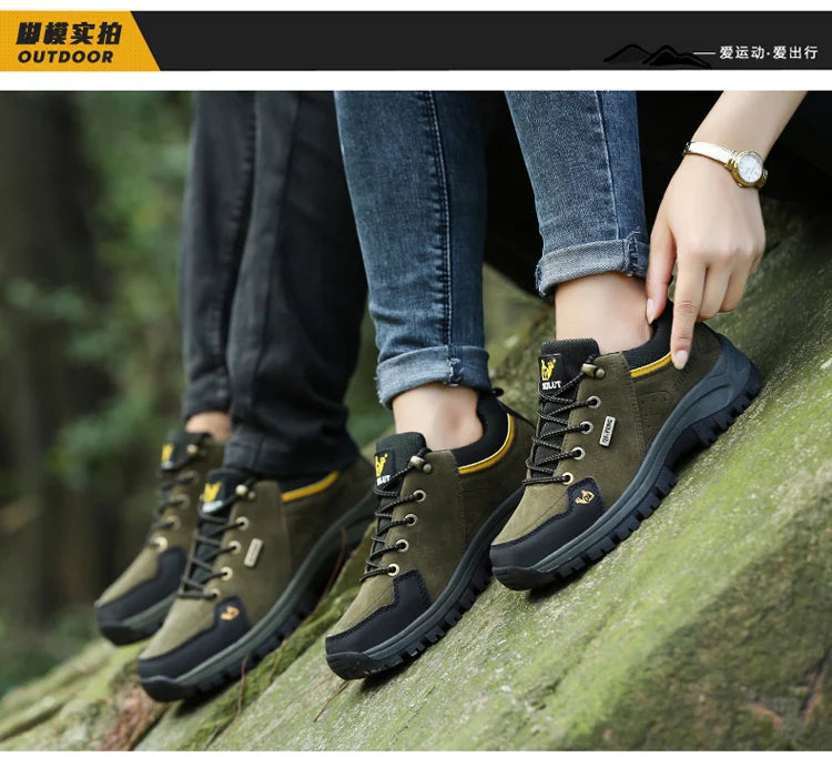 Men's High Quality Leather Outdoor Hiking/Walking Shoe