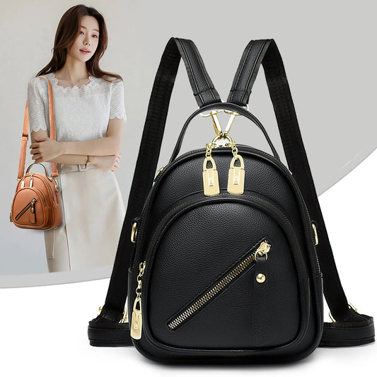 Mini Backpack Women Luxury Leather Shoulder Bag