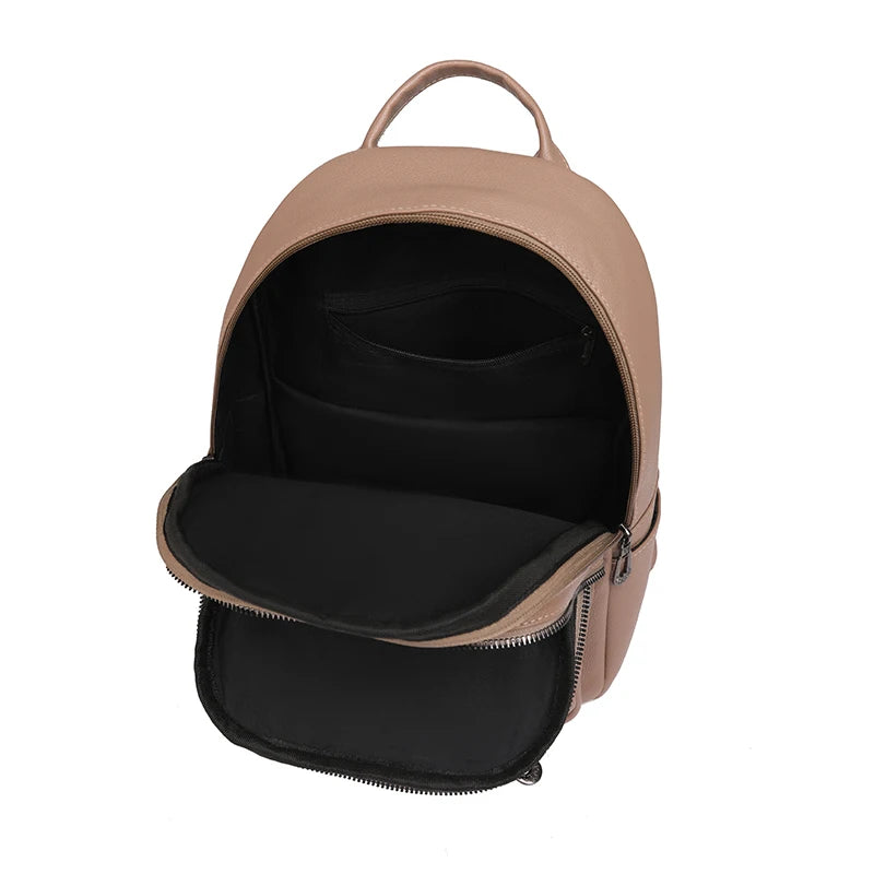 Large Capacity Women Backpack Purses High Quality Leather