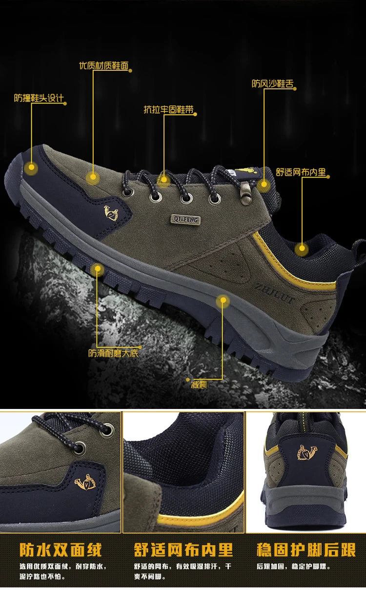 Men's High Quality Leather Outdoor Hiking/Walking Shoe