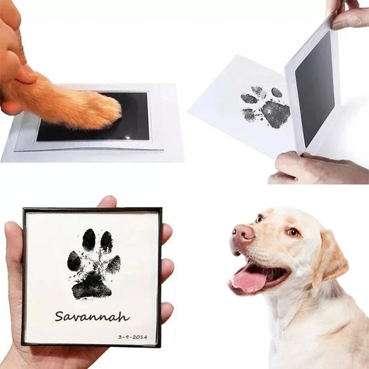 Pet Dog/Cat Footprint/Paw Pad Souvenir Safe Non-toxic Newborn/Pet