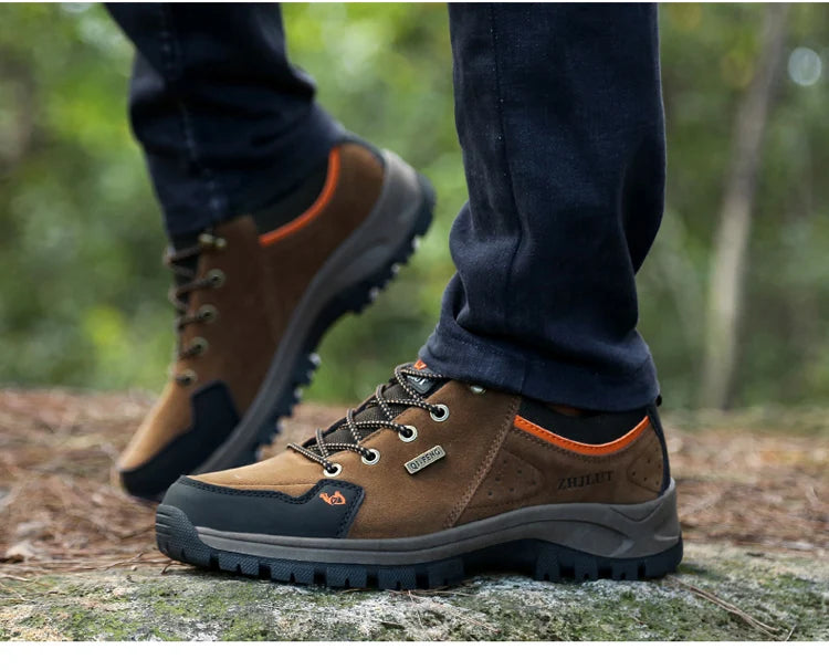 Men's High Quality Leather Outdoor Hiking/Walking Shoe