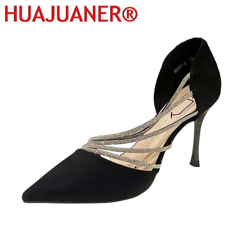 Luxury Women Rhinestone Stiletto High Heel Pumps