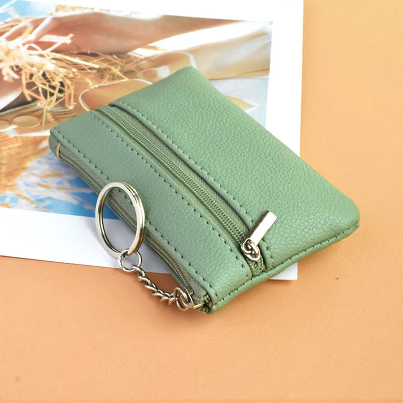 Multi-color PU Leather Small Coin Purse