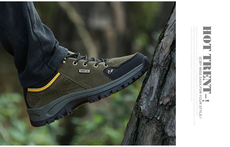 Men's High Quality Leather Outdoor Hiking/Walking Shoe