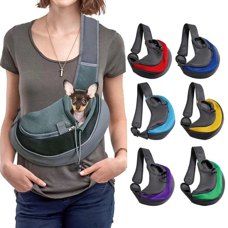 Cat/Dog Carrier Travel Tote Shoulder Mesh Sling