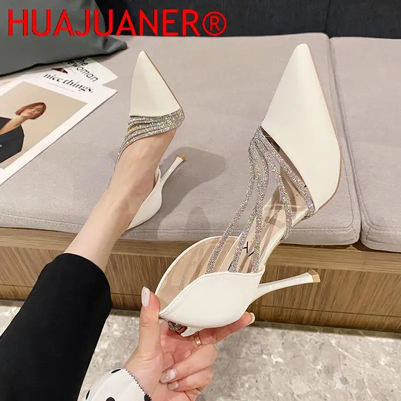 Luxury Women Rhinestone Stiletto High Heel Pumps