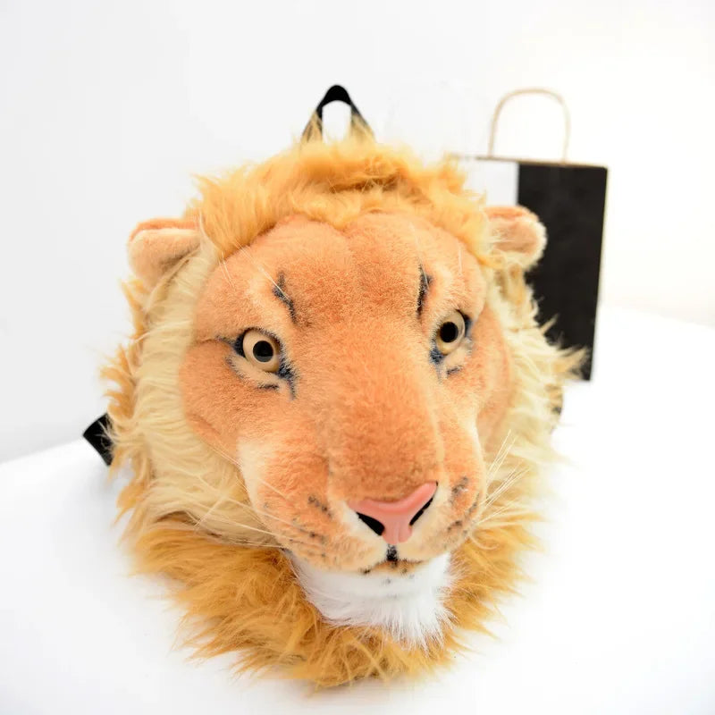 3D Animal Design Backpack Tiger Lion Leopard