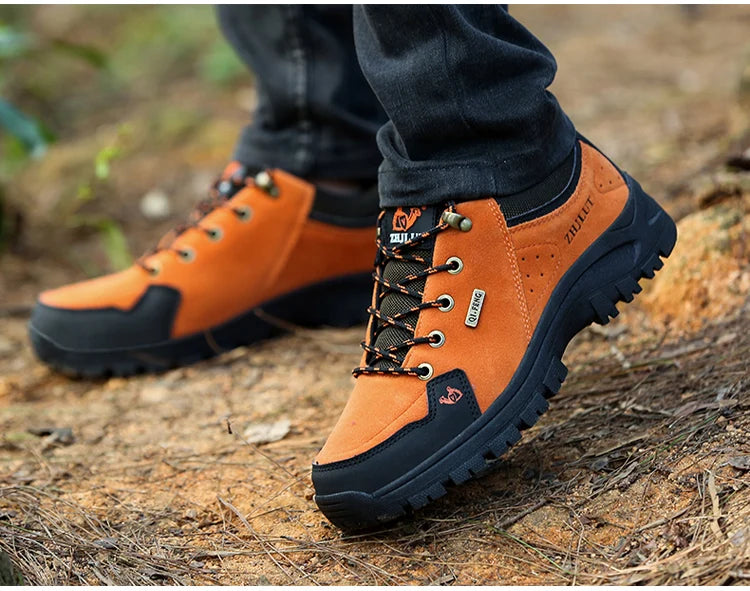 Men's High Quality Leather Outdoor Hiking/Walking Shoe