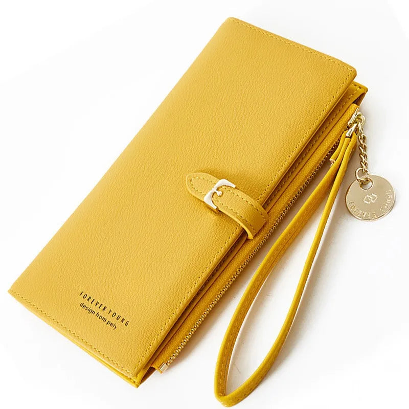 Women PU Leather Wallets Large Capacity Money Bag Phone Pocket Multifunction Clutch Coin Card Holder