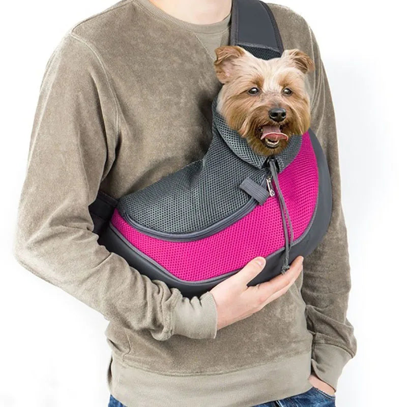 Cat/Dog Carrier Travel Tote Shoulder Mesh Sling