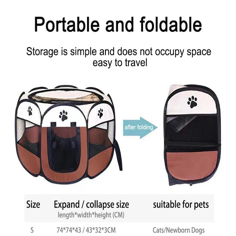 Portable Foldable Cat Tent House Portable Foldable