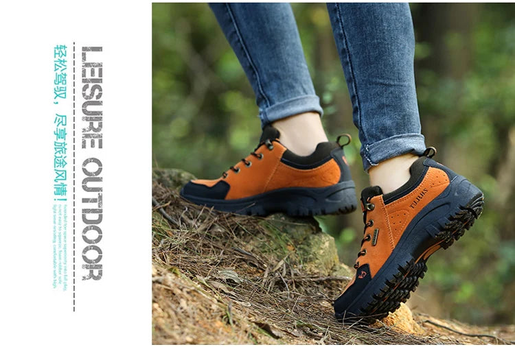 Men's High Quality Leather Outdoor Hiking/Walking Shoe