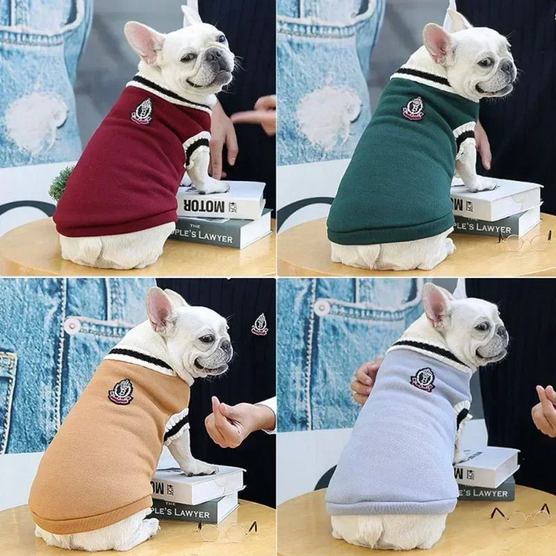 Dog Sweater College Style