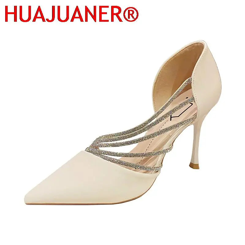 Luxury Women Rhinestone Stiletto High Heel Pumps