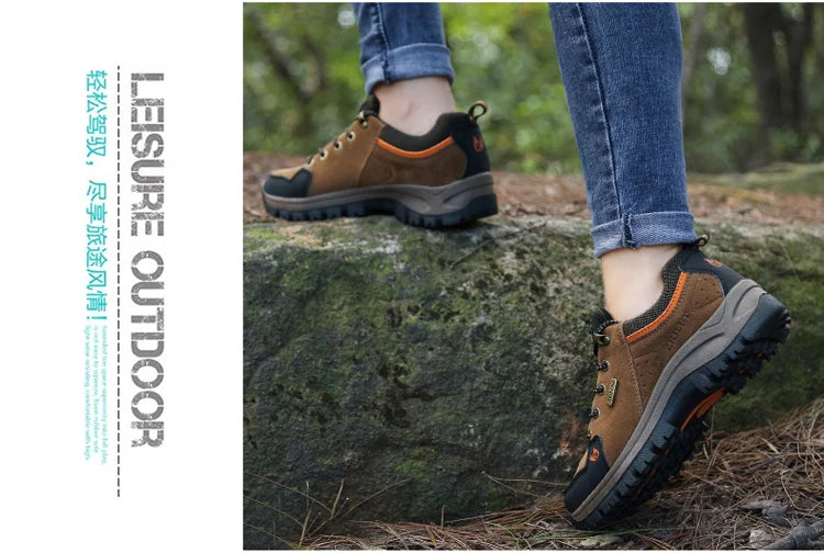 Men's High Quality Leather Outdoor Hiking/Walking Shoe