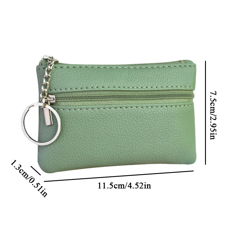 Multi-color PU Leather Small Coin Purse