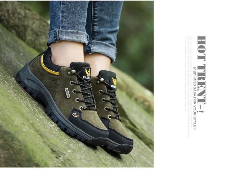 Men's High Quality Leather Outdoor Hiking/Walking Shoe