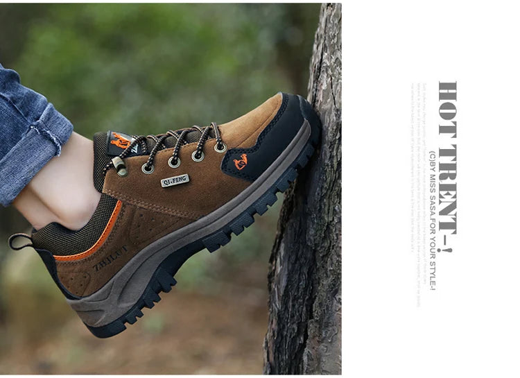 Men's High Quality Leather Outdoor Hiking/Walking Shoe