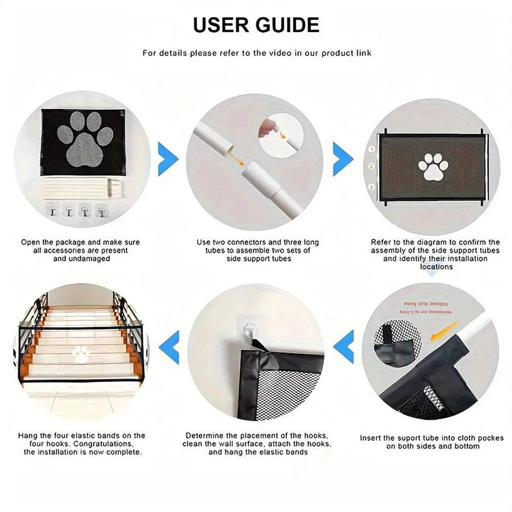 Pet Mesh Gate Isolation Protection