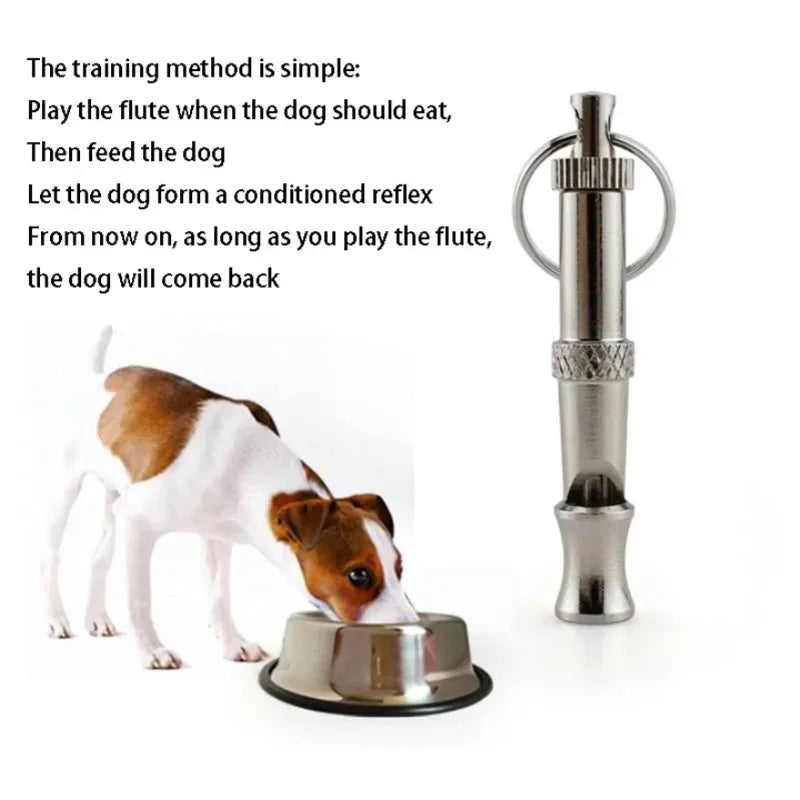 Dog Training Whistle Stop Barking Device Ultrasonic Silent Flute Whistle