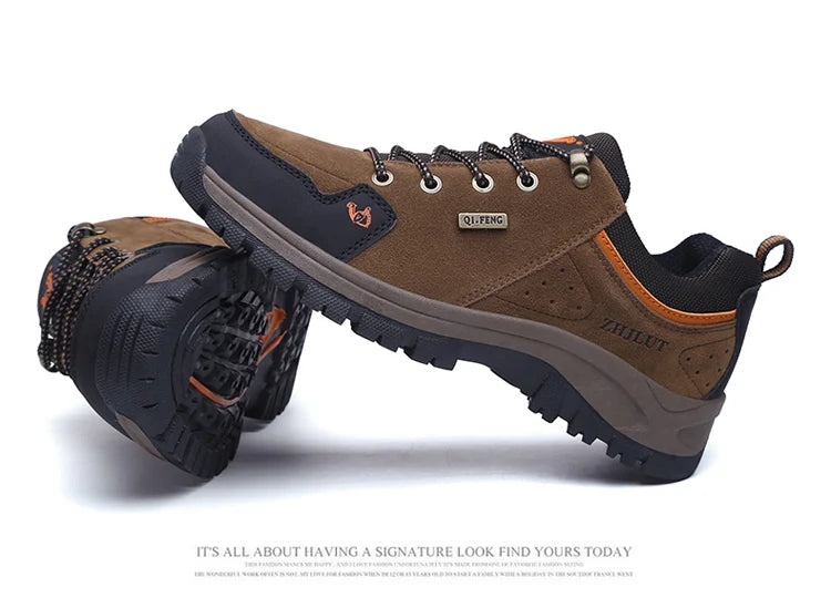 Men's High Quality Leather Outdoor Hiking/Walking Shoe