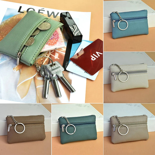 Multi-color PU Leather Small Coin Purse